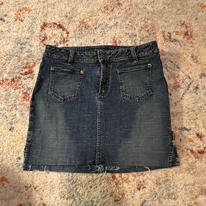 Rampage denim skirt